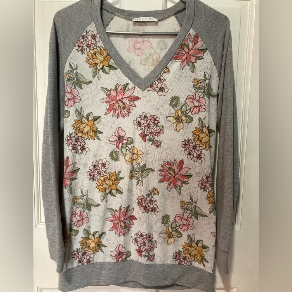 Chris & Carol Floral Pullover Tunic
